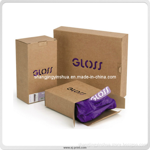 Nice Designed Printing Clear Corrugated Carton Box (PB021)